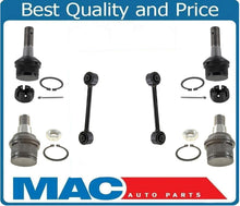 Ball Joint Sway Bar Links Fits F250 F350 Super Duty 2 Wheel Drive 6Pc Kit