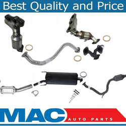 Front & Rear Catalytic Converter Muffler Tail Pipe For Toyota Rav4 V6 3.5L 06-12