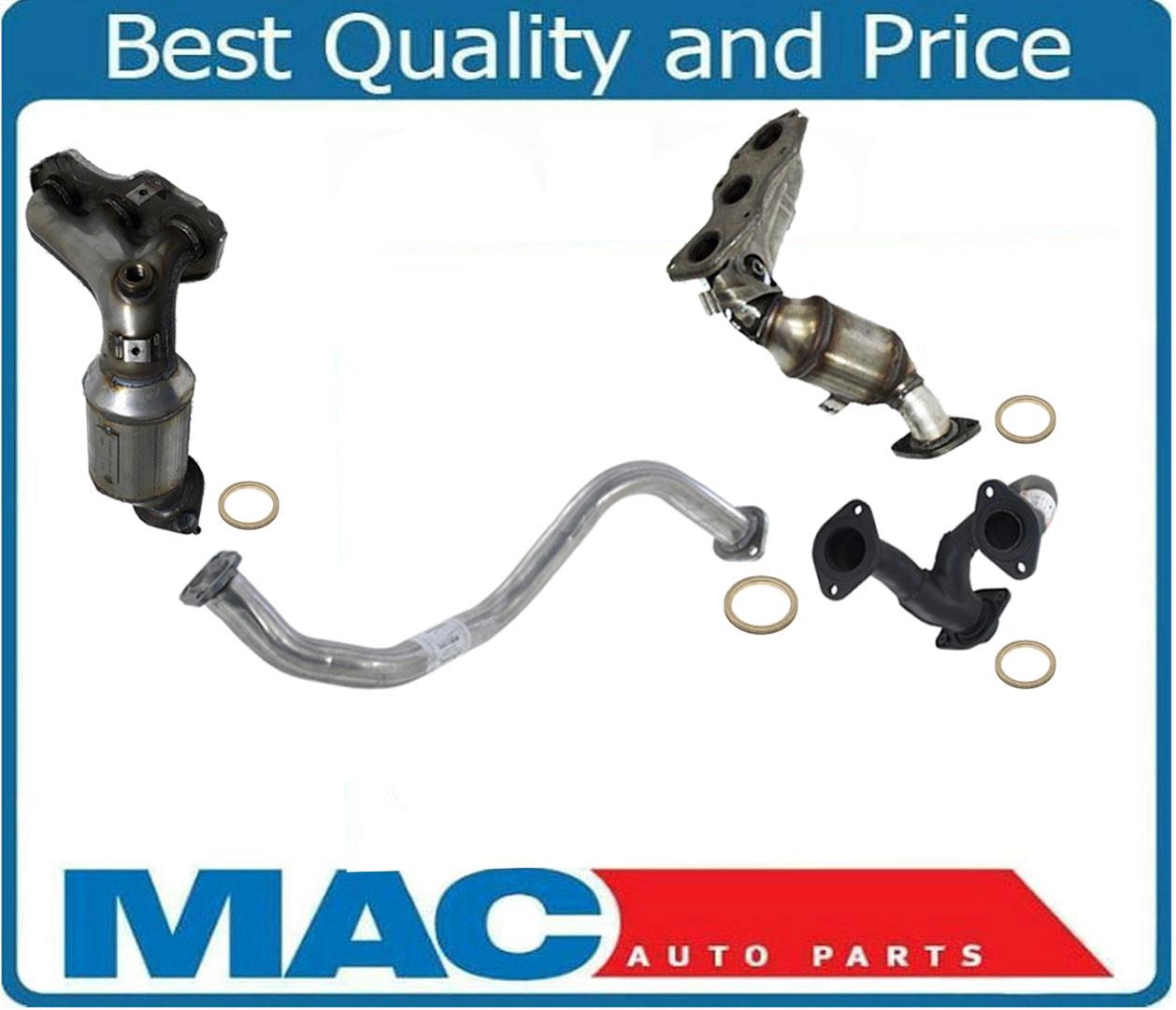 F & R Manifold Catalytic Converter W/ Front Pipes For Toyota Rav4 V6 3.5L 06-12