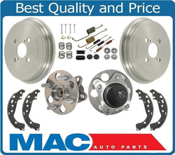 Tambores traseros Zapatas de freno Hardware de resorte y rodamientos de buje ABS para Toyota Yaris 06-15