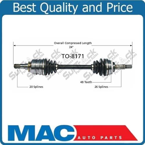 Un eje trasero del lado del conductor Cv para Toyota MR2 Spyder 03-05