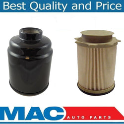 13-18 Ram 2500 3500 6.7L Turbo Diesel (3) Fuel Filter Water Separator 2 Pcs Kit