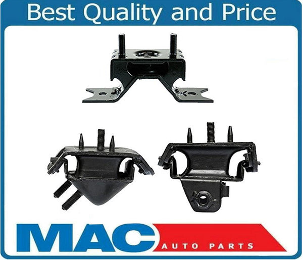 3 Pcs Kit Engine & Transmission Mount for Ford Explorer 06-10 2 WHEEL DRIVE