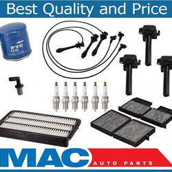 Tune Up 14pc Kit Wires SparkPlugs Air Oil Filters for Lexus ES300 96-98