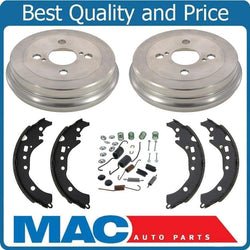 Rear Brake Drums Brake Shoes Spring Kit for Toyota Prius C 12-19 for Scion iQ-13