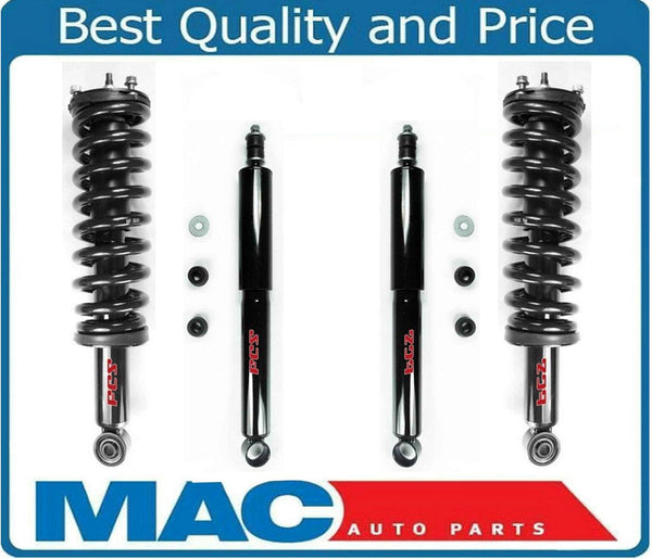 96-02 4 Runner 3.4L Front Strut & Coil Spring & Rear Shocks Quick 4pc Kit