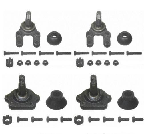 4pc Chassis Kit Front Upper & Lower Ball Joints Fits 1987-1997 Nissan Pathfinder