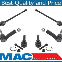 05-09 Fits Ford Mustang Lower Ball Joint Joints Inner and Outer Tie Rod Ends Kit