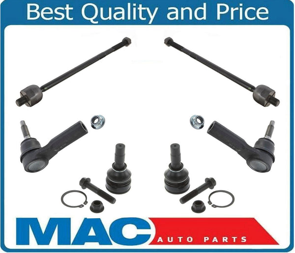 05-09 Fits Ford Mustang Lower Ball Joint Joints Inner and Outer Tie Rod Ends Kit