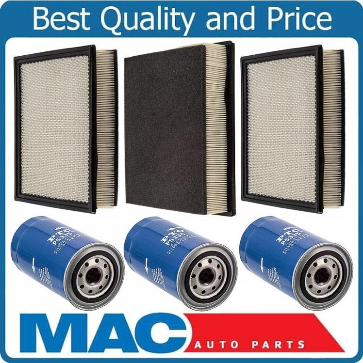 Oil + Air Filter For 94-2002 Ram 2500 3500 Pick Up 5.9L Turbo Diesel 6p