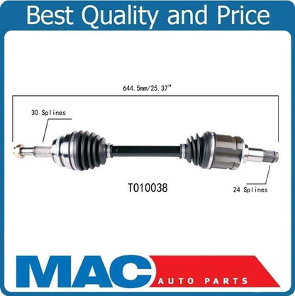 100% New Front Driver Side Cv Shaft Axle for Lexus ES300 02-03 ES330 04-06
