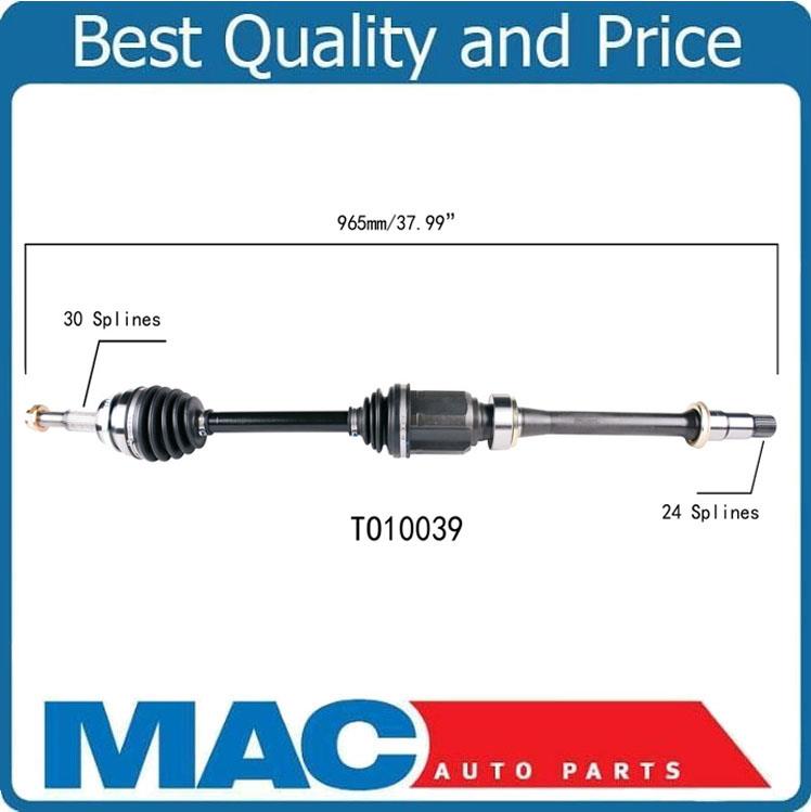 100% New Front Passenger Side Cv Shaft Axle for Lexus ES300 02-03 ES330 04-06