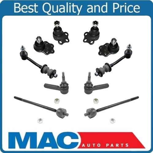 00-03 Durango 00-04 Dakota 2 Wheel Dr (4) Lower & Upper Ball Joints 10Pc Kit