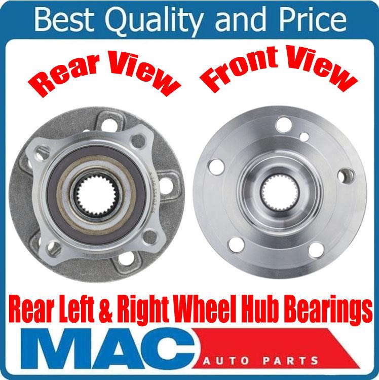 (2) 100% New Rear Hub Wheel Bearing Assembly For 15-17 GLA250 GLA45 2463340206