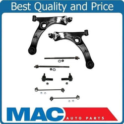 03-08 Matrix AWD 8Pc Chassis Kit Control Arms Ball Joints Tie Rods Sway Bar Link