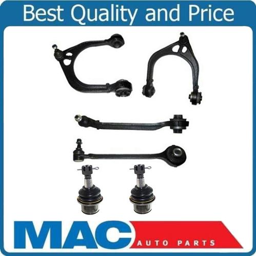 05-10 Charger Magnum 300 Upp Low Control Arms 6Pc Kit Lower Ball Joints No 6.1L