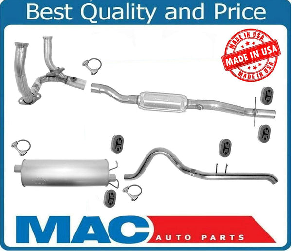 Full Exhaust System Converter Muffler For 98-99 5.2L 5.9L Durango 4 Wheel Drive