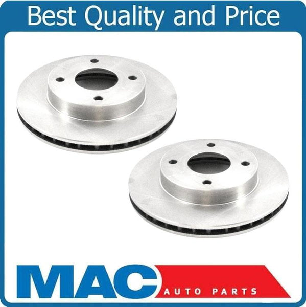 Rotores de freno de disco delantero de 4 pernos 100% nuevos para Nissan Sentra 02-06 1.8L 4 pernos SOLAMENTE