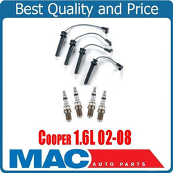 New Platinum Spark Plugs & Wires for Mini Cooper & Cooper S 1.6L 02-08 Non Turbo