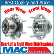 100% New Rear Left Right Wheel Hub Bearings for Chevrolet Malibu 16-18 13507017