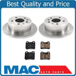 100% New Rear Rotors & Brake Pads 3pc for Saab 900 & Turbo 1994-1996