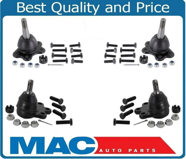 91 to 05 Chevy Astro & GMC Safari All Wheel Drive Upper & Low Ball Joints 4 Pcs