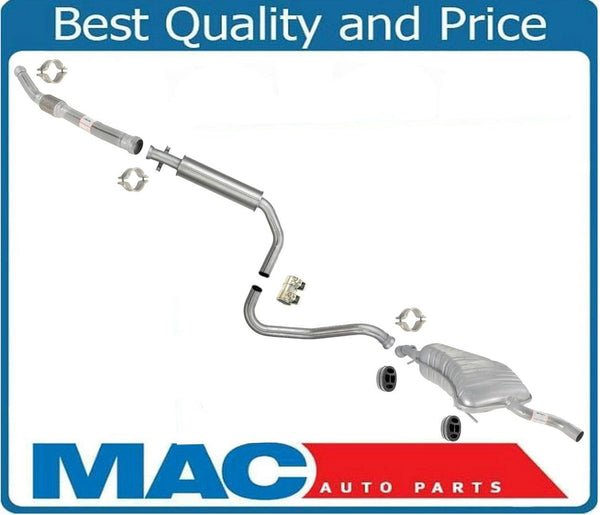 1994-1998 Saab 900 2.3L Flex Pipe Middle Muffler & Rear Muffler Exhaust System