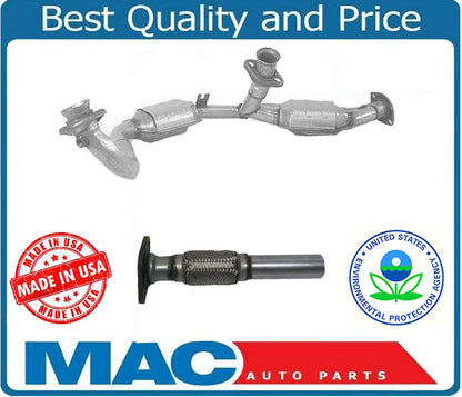 Fits TAURUS 96-99 3.0L DOHC Engine 24V VIN S Catalytic Converter W/ Rr Flex Pipe