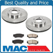 100% New Front Brake Disc Rotor Rotors & Pads 3pc for Mazda Millenia 2001-2002
