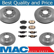 100% New Front & Rear Disc Brake Rotors & Pads 6pc Kit for Saab 900 1988-1993
