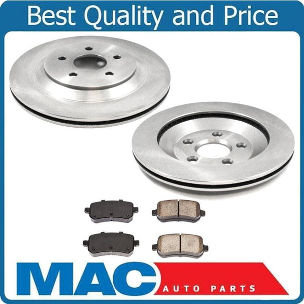 Rear Brake Rotors & Ceramic Pads for Mercury Monterey for Ford Freestar 04-07