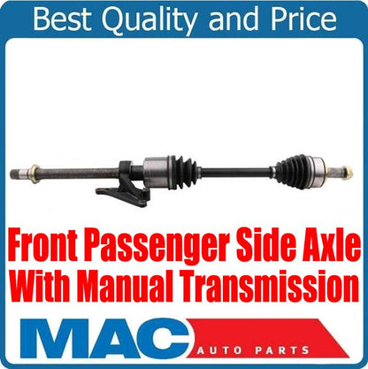 Front Passenger Right Manual Transmission Axle fits for Acura TL 3.7L 10-14