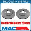 Front Brake Rotors 280MM 11 1/32 Inch Only for Mini Cooper 1.6L Base 07-15