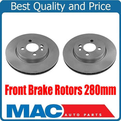 Front Brake Rotors 280MM 11 1/32 Inch Only for Mini Cooper 1.6L Base 07-15
