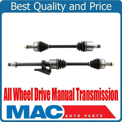 Ft CV Axles for Acura 3.7L SH-AWD All Wheel Drive With Manual Transmission 10-14