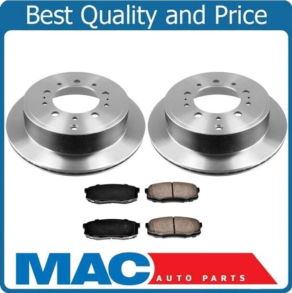 Rear Disc Brake Rotors Ceramic Pads for Toyota Tundra Sequoia 2008-2021