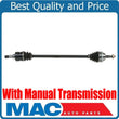 100% New Front Passenger Side Manual Transmission Axle for Dodge Neon 95-97