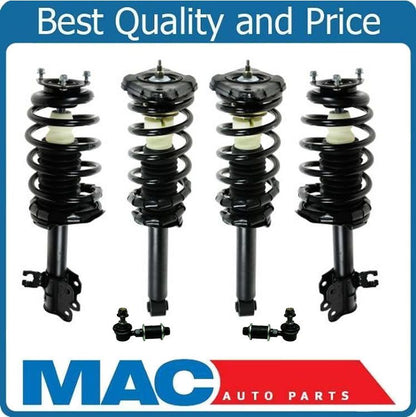 Front & Rear Strut & Coil Spring Sway Bar Links For Nissan Sentra 2002-2006