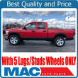 New Front Upper Control Arms for Dodge Ram 1500 Pick Up 06-08 with 5 Lugs Wheels