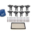 Ignition Coils Spark Plugs & Filters Tune Up Kit For 2009-2012 Ram 1500 5.7L