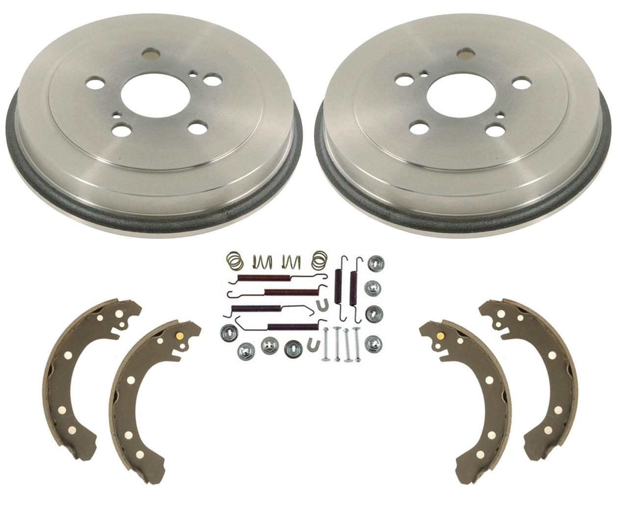 Brake Drums Brake Shoes and Springs For 2003-2008 Toyota Corolla Vin # 1 or 2