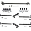 Fits GMC Safari Rear Wheel Drive 91-04 9Pc Kit Drag Link Tie Rods Sleeves Links