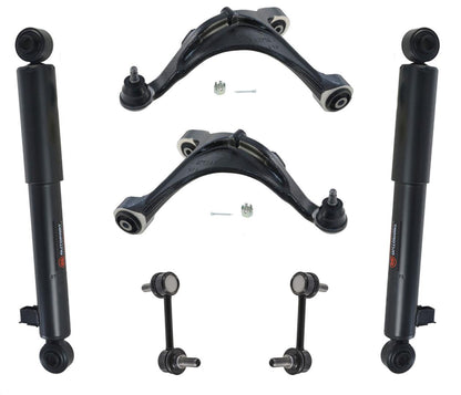 Rear Upper Control Arms Rear Shocks & Links fits 07-12 Hyundai Santa Fe