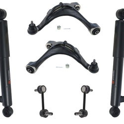 Rear Upper Control Arms Rear Shocks & Links fits 07-12 Hyundai Santa Fe