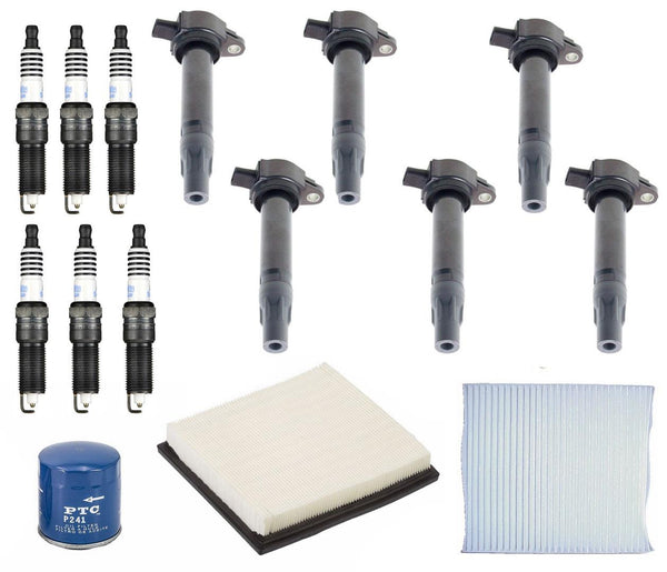 New Tune Up Kit Filters Ignition Coils & Plugs for Volskwagen Routan 4.0L 09-10