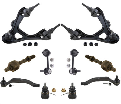 2 brazos de control superiores bujes rótulas para 96-01 Acura RL 3.5L 10 piezas