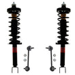 100% New REAR Complete Spring Struts Fits For 13-15 4 Door Honda Accord 4pc