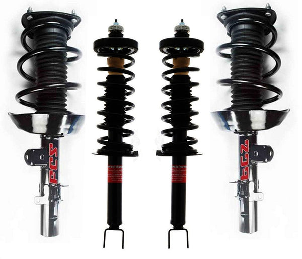 4 100% New Complete Spring Struts Fits For 13-15 2.4L 4 Door Honda Accord