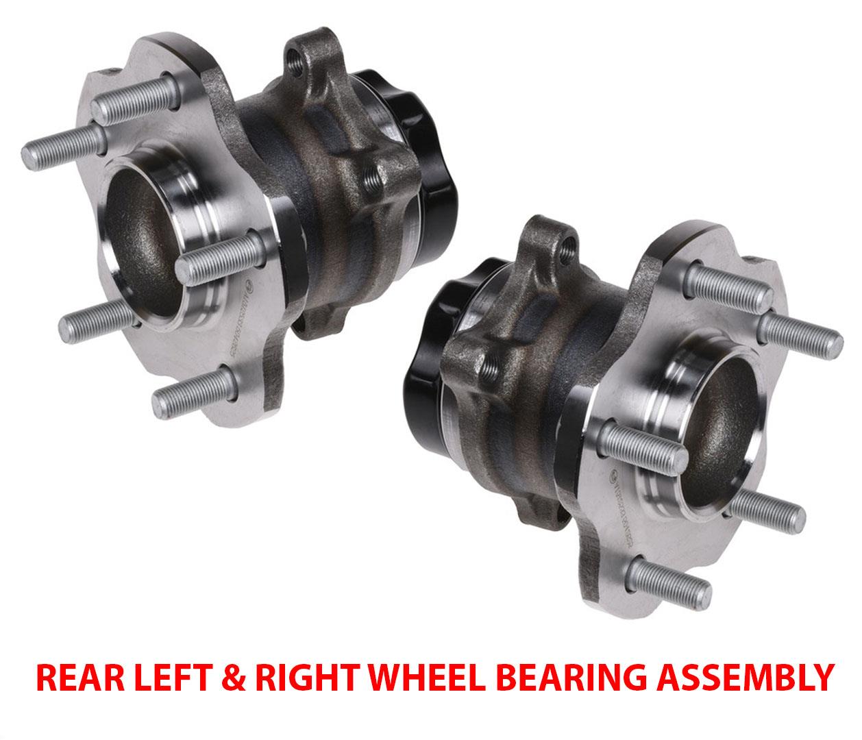 (2) 100% New REAR Wheel Hub Bearing Fits For 15-18 Chevrolet City Express