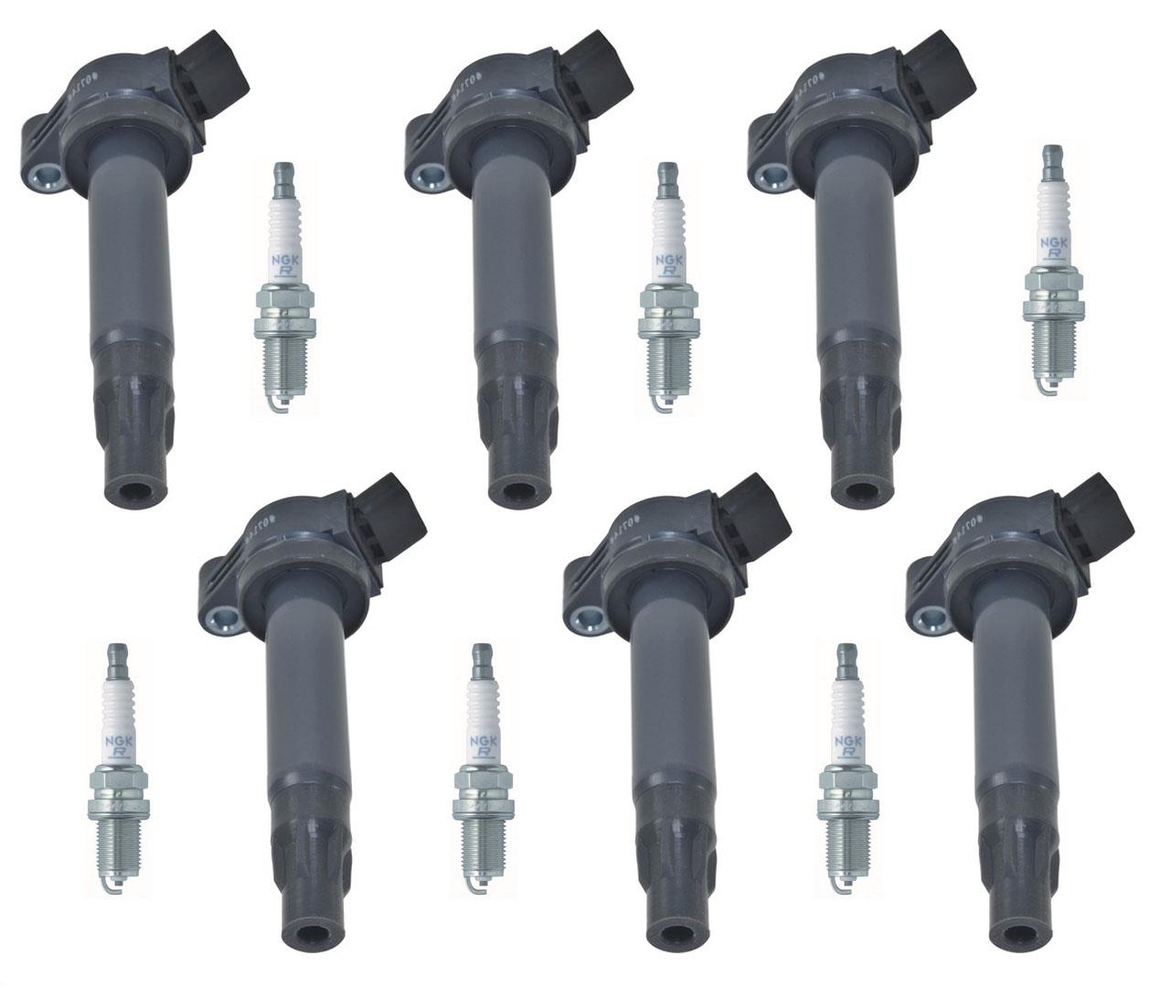 Ignition Coils & Spark Pugs For 2004-2010 Toyota Highlander 3.3L Gas & Hybrid
